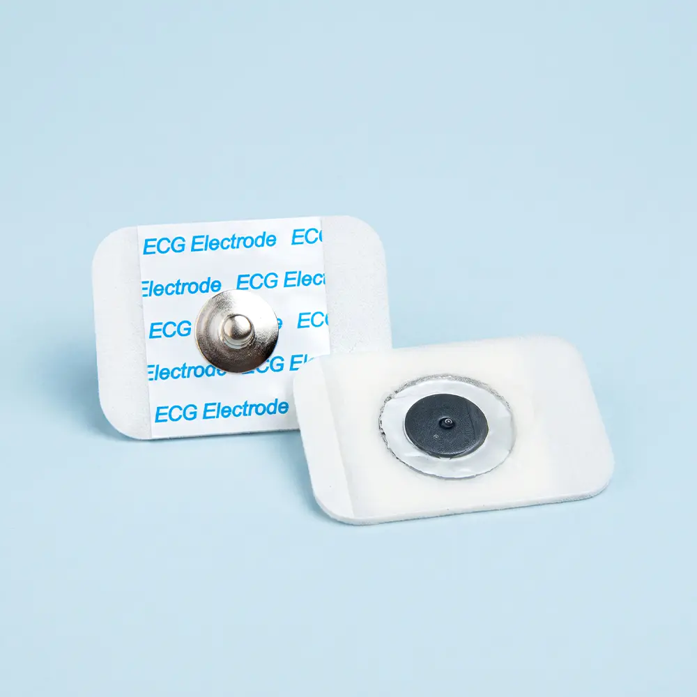 25*35 mm engangs skum-snap-EKG-elektrode til voksen-EKG-overvågning