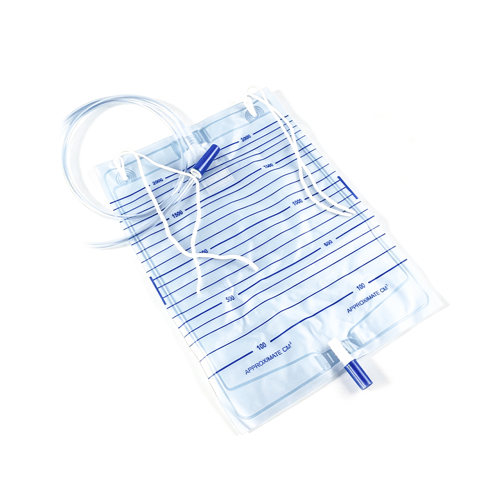 Universal Fit 1000ml-2000ml medicinsk kvalitet urinpose med nylon bindebånd