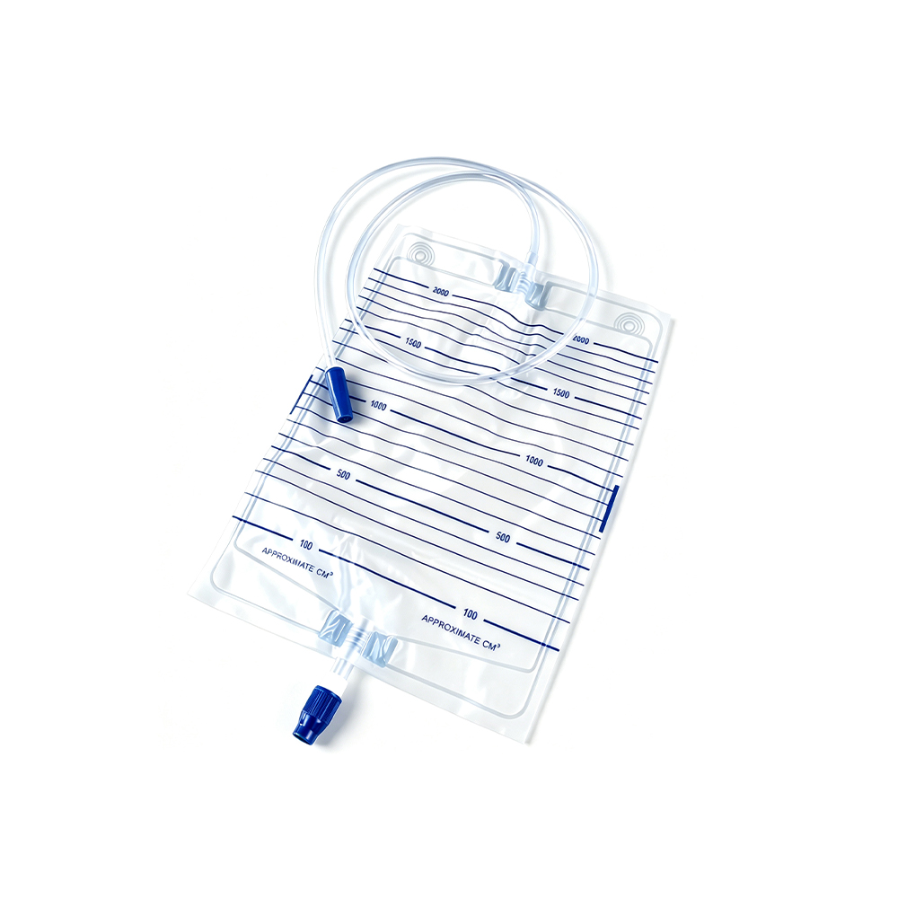 1000ml/1500ml/2000ml Precision Medical Grade Lækagesikker design urinpose med skrueventil